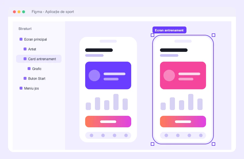 Mobile app design