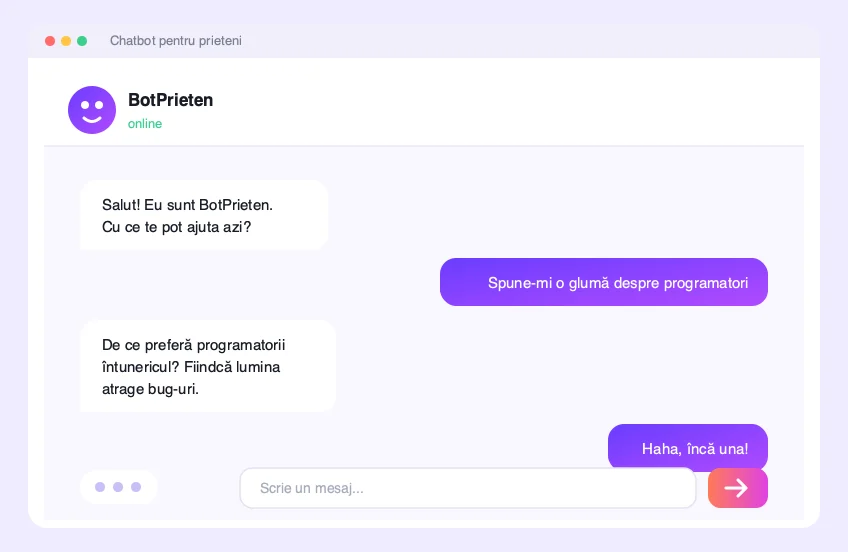 A mini chatbot for friends